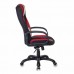 Кресло компьютерное Бюрократ Viking-9/BL+RED экокожа/ткань, черно-красное в СПб, Санкт-Петербурге купить