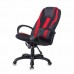 Кресло компьютерное Бюрократ Viking-9/BL+RED экокожа/ткань, черно-красное в СПб, Санкт-Петербурге купить