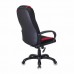 Кресло компьютерное Бюрократ Viking-9/BL+RED экокожа/ткань, черно-красное в СПб, Санкт-Петербурге купить