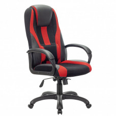 Кресло компьютерное Brabix Premium Rapid GM-102 до 180 кг экокожа/ткань черно-красное 532107 (1) в СПб, Санкт-Петербурге