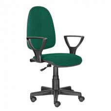 Кресло BRABIX Prestige Ergo MG-311, регулируемая спинка, ткань,черно-зеленое, 532421 (1)