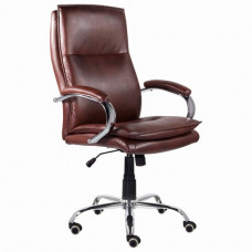 Кресло офисное BRABIX PREMIUM Cuba EX-542, экокожа, коричневое, 532550 (1) в СПб, Санкт-Петербурге