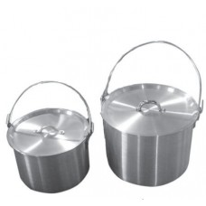Набор алюминиевых походных котелков с крышкой Tramp 4,8л+9л TRC-085