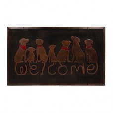 Коврик резиновый придверный Vortex Welcome Собаки 45х75 см 24317