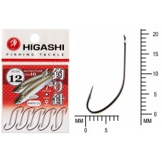 Крючок Higashi Akitakitsune ringed №12 White UV (10 шт)