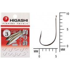 Крючок Higashi Umitanago ringed №3 Silver (10 шт)