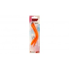 Крючок с кембриком Higashi Gummi Makk №8/0 цвет 05 Orange (3 шт)