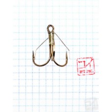 Крючок Koi Weedless Treble Hook № 1/0 , BN, тройник незацепляйка (5 шт.) KH2335-1/0BN