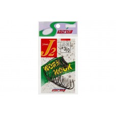 Крючок офсетный Yamai Worm Hook J-2 №3/0 (8 шт)