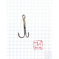 Крючок Koi Weedless Double Hook № 4 , BN, двойник незацепляйка (5 шт.) KH2325-4BN