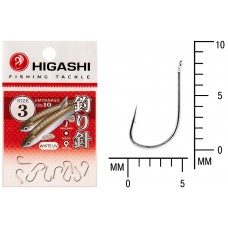 Крючок Higashi Umitanago ringed №3 White UV (10 шт)