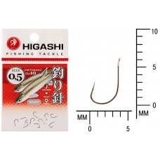 Крючок Higashi Umitanago ringed №0,5 Silver (10 шт)