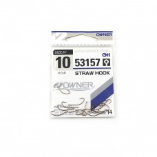 Крючок Owner Straw Hook w/eye brown №10 (14 шт)