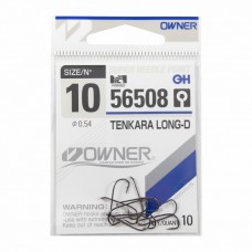 Крючок Owner Tenkara Long-D №10 (10 шт)