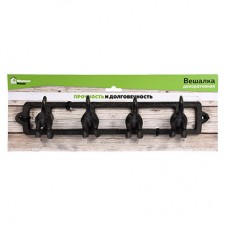 Вешалка настенная Blumen Haus Хвостики 4 крючка 66036