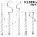 Ледобур Iceberg  130R-1600 v3.0 (диаметр 130 мм) двуручный, правый, полукруглые ножи в СПб, Санкт-Петербурге купить