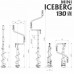 Ледобур Iceberg Mini 130R v3.0 (диаметр 130 мм) двуручный, правый, полукруглые ножи в СПб, Санкт-Петербурге купить