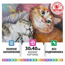 Алмазная мозаика 30х40 см Остров Сокровищ Тёплая дружба без подрамника 662561 (1)