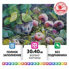 Алмазная мозаика 30х40 см Остров Сокровищ Ёжик без подрамника 662564 (1)