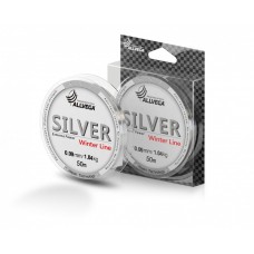 Леска Allvega Silver (50м) 0.09мм (1,04кг) серебристая в СПб, Санкт-Петербурге купить