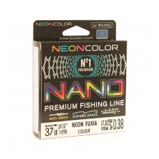 Леска Balsax Nano Neon Fuxia Box 100м 0,38 (17,0кг)