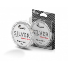 Леска Allvega Silver (50м) 0.10мм (1,37кг) серебристая в СПб, Санкт-Петербурге купить