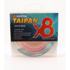 Леска плетеная Siweida Taipan Elite PE Braid X8 135м 0,25мм (15,91кг) мультиколор