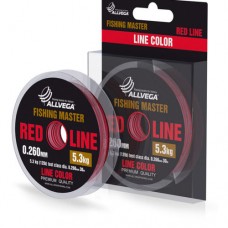 Леска Allvega Fishing Master 30м 0,405мм (12,5кг) рубиновая