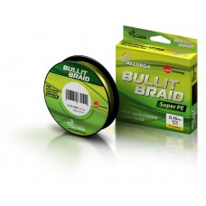 Леска плетеная Allvega Bullit Braid 92м 0,16мм (10,2кг) ярко-желтая