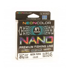 Леска Balsax Nano Neon Fuxia Box 100м 0,45 (22,5кг)
