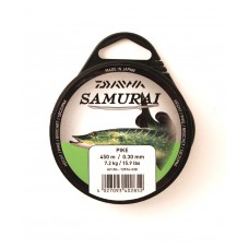 Леска Daiwa Samurai Pike 450м 0,30мм (7,2кг) светло-оливковая