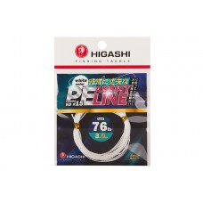 Поводковый материал Higashi Assist PE Line KD #15 White 76lb 3м