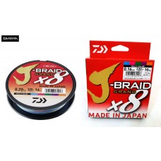 Леска плетеная Daiwa J-Braid Grand X8 135м 0.20мм мультиколор