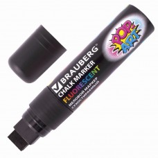 Маркер меловой Brauberg Pop-Art 15 мм черный 151544 (3)
