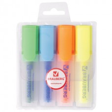 Набор текстовыделителей Brauberg Fluo 1-5 мм 4 цвета 150403 (3)