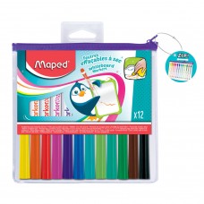Маркеры для доски Maped Marker Pep's линия 1,5 мм 12 цветов 741817