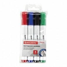 Маркеры для доски Brauberg Classic 3 мм 4 цвета 152117 (4)