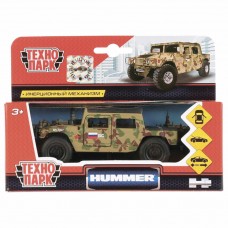 Машина инерционная Технопарк Hummer H1 Военный 12 см SB-18-09-H1-M(GY)-WB, 272078