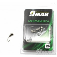 Мормышка Яман муравей с отв., цвет NL, d 3 (5 шт.) Я-МР58