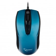 Мышь проводная бесшумная оптическая USB Gembird MOP-405-B