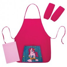 Клеёнка и фартук для труда Neon unicorn 40х69 см 270197 (2)