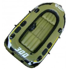 Лодка надувная Fishman 300 SET (весла+насос) JL007208-1N