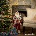 Игрушка Дед Мороз под елку 80 см M95 в СПб, Санкт-Петербурге купить