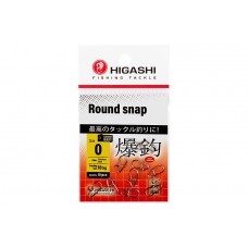 Карабин Higashi Round snap, р. 0, цв. SS, до 18 кг 10 шт