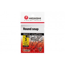 Карабин Higashi Round snap, р. 3, цв. SS, до 47 кг 10 шт