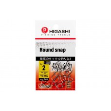 Карабин Higashi Round snap, р. 2, цв. SS, до 38 кг 10 шт