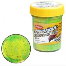 Паста форелевая Berkley 50 г Liver-Fluo Green Yellow (зел/жел. с блеском)