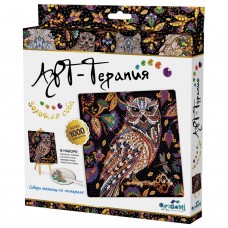 Алмазная мозаика Origami Арт-Терапия Золотая Сова 20х20 см 03215