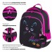 Ранец Brauberg Quadro, 3 отделения, с брелоком, Black cat, 37х28х18 см, 271358 в СПб, Санкт-Петербурге купить