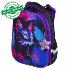Ранец Brauberg Premium 2 отделения  Neon cat 38х29х16 см 271352 (1)